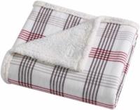 Eddie Bauer Ultra-Plush Reversible Sherpa Fleece Throw Blanket