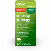 Amazon Basic Care Zyrtec Allergy Hydrochloride Antihistamine Tablets for 7.83