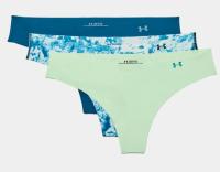 Under Armour Womens UA Pure Stretch Print Thong 3-Pack