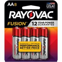 Rayovac AA Fusion Premium Alkaline Batteries 8 Pack