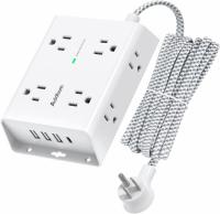 Surge Protector Power Strip with 8 outlets and 4 USB Ports