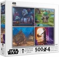 Thomas Kincade The Mandalorian Collection Jigsaw Puzzle Set