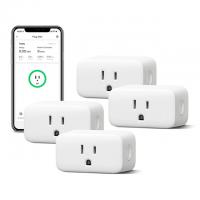 SwitchBot 15A Smart Plug Mini with WiFi and Bluetooth 4 Pack