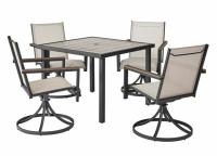Better Homes and Gardens Brees 5-Piece Swivel Dining Set