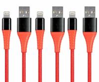 Apple USB Lightning Cables by Monoprice 3 Pack