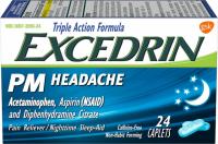 Excedrin PM Headache Sleep Relief Caplets 24 Count