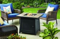 Mainstays 30n Square Ceramic Tiletop Outdoor Gas Fire Pit