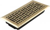 Accord 4x10 Solid Steel Face Drop-In Floor Registers