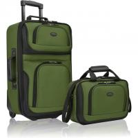 US Traveler Rio Rugged Fabric Expandable Carry-on Luggage Set