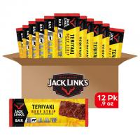 Jack Links Teriyaki Beef Jerky Bars 12 Pack