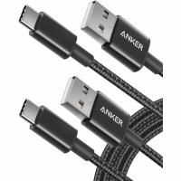 Anker Nylon-Braided USB to USB-C Charging Cable 2 Pack