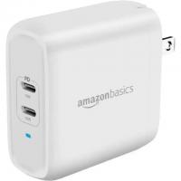 Amazon Basics 36W Two-Port USB-C Wall Charger