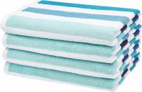 Amazon Basics Cabana Striped Beach Towel 4 Pack