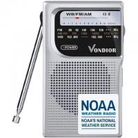 Vondior Portable NOAA AM/FM Emergency Weather Radio