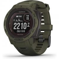 Garmin Instinct Solar Rugged Outdoor Watch Moss