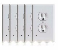 BH Outlet Covers with Built-In LED Night Light 5 Pack