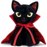 Plushible Halloween Black Vampire Cat Plushie