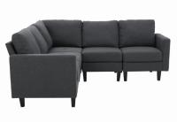 HN Home Adenowo Mid-Century Modern Tufted Sectional Sofa