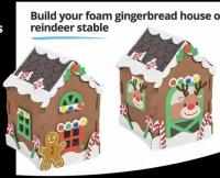 Gingerbread House or Reindeer Stable Craft Activity at JCPenney on December 10