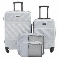 Wrangler Hardside Spinner 4-Piece Luggage Set