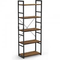 Pipishell 5-Tier Storage Bookshelf