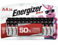 36 Energizer MAX AA or AAA Alkaline Batteries