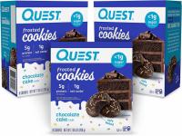 Quest Nutrition Chocolate Cake Frosted Cookies 24 Count
