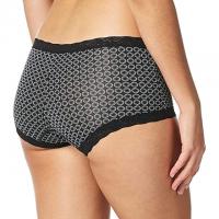 Maidenform Women\'s One Fab Fit Microfiber with Lace Boyshort