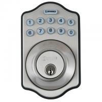 Brinks Electronic Deadbolt Door Lock in Satin Nickel Finish