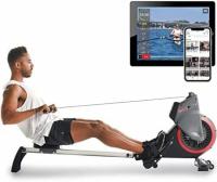 Fitness Reality Air and Magnetic Dual Transmission Rowing Machine