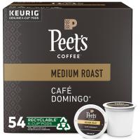 Peets Coffee Medium Roast Cafe Domingo K-Cup Pods 54 Count