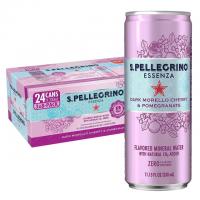 S Pellegrino Essenza Dark Morello Cherry and Pomegranate Water 24 Pack