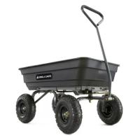 Gorilla Carts 600lb Poly Garden Dump Cart