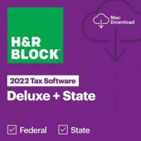 HR Block 2022 Deluxe and State Tax Software