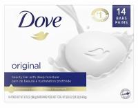 Dove Beauty Moisturizing Soap Bars 14 Count