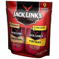 Jack Links Beef Jerky On-the-Go Snacks Variety Pack 9 Count