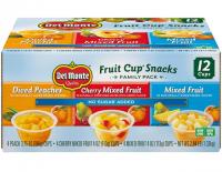 Del Monte Fruit Cups Variety 12 Pack