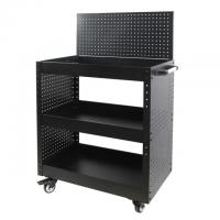 Workpro Rolling Service Utility Cart with Steel Pegboard Storage