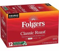 Folgers Roast Medium Roast Coffee Keurig K-Cup Pods 144 Count