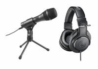 Audio Technica AT2005USB USB XLR Microphone with Headphones