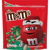 MandM Holiday Milk Chocolate Christmas Candy