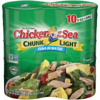 Chicken of the Sea Chunk Light Tuna in Water 10 Pack