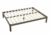 Mainstays Wood Slat Bronze Metal Platform Bed Frame