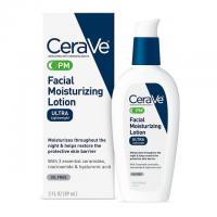 CeraVe PM Ultra Lightweight Facial Moisturizer Lotion