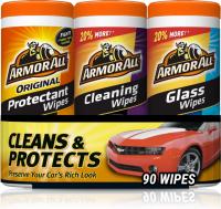 Armor All Automotive Wipes 3 Pack