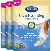 Dr Scholls Ultra Hydrating Foot Mask for Rough Dry Skin 3 Pack