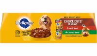 Pedigree Choice Cuts in Gravy Canned Dog Food 12 Pack