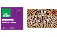 H&R Block 2022 Deluxe + State + Gift Card