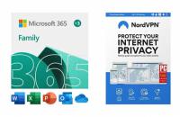 Microsoft 365 Family 15 Month Sub + NordVPN