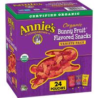 Annies Organic Bunny Fruit Snack Pouches 24 Count
